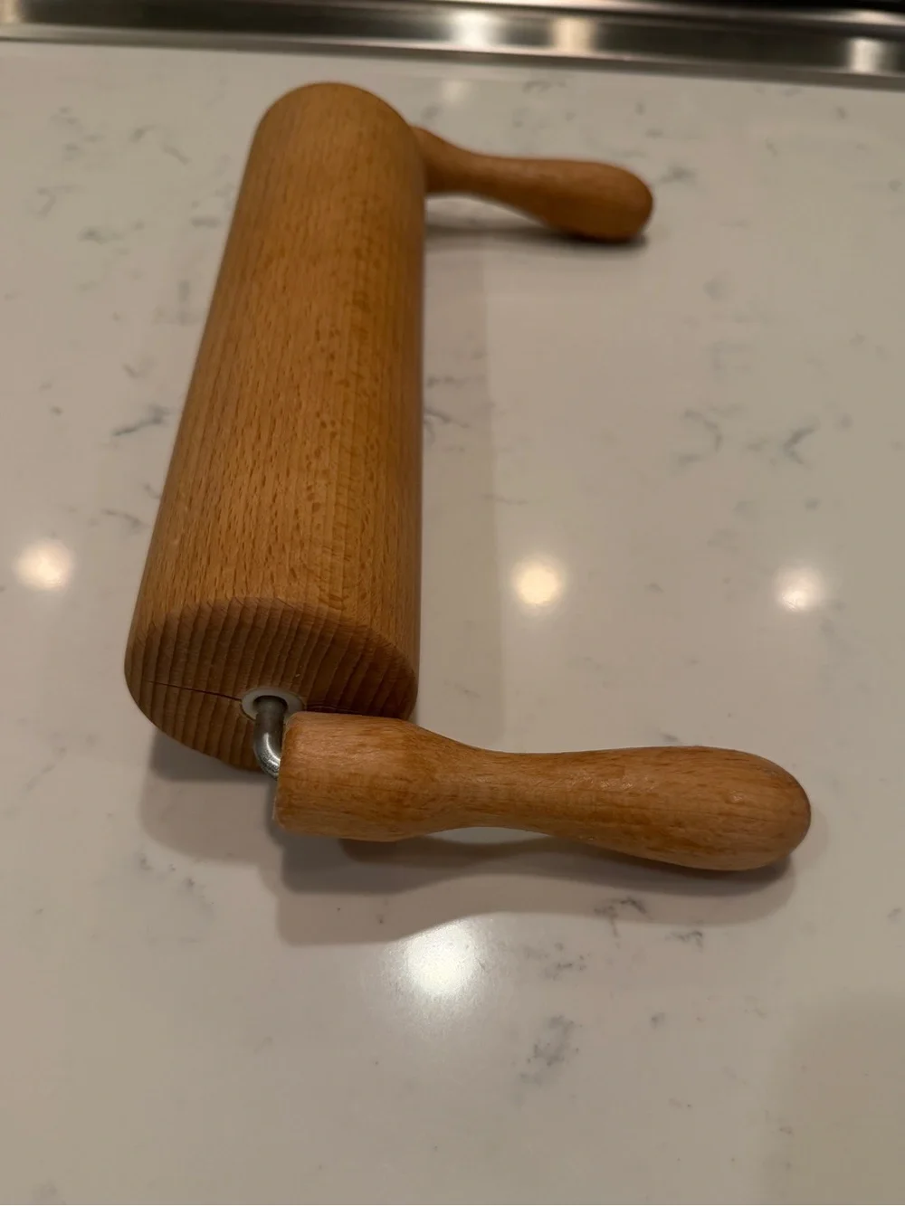 Wooden Vertical Handle Rolling Pin wooden vertical
